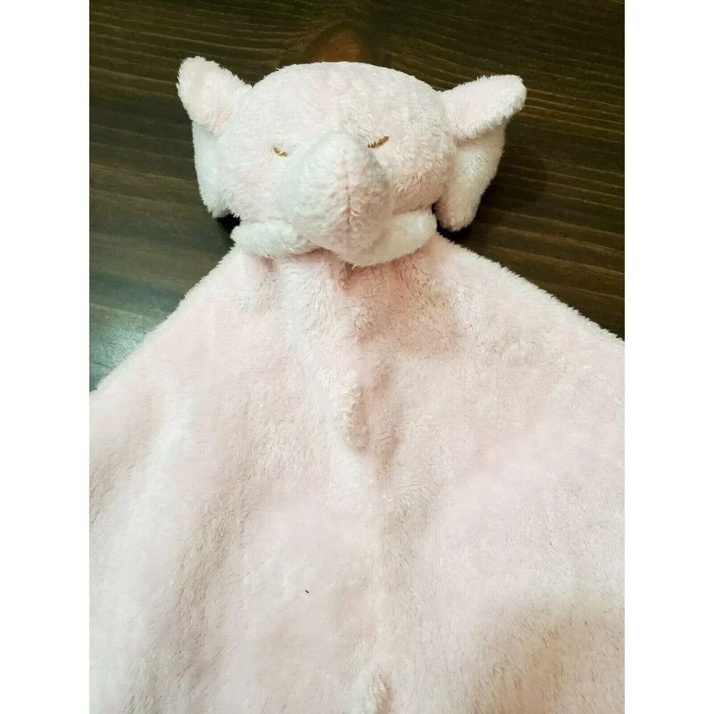 Angel Dear Lovey Elephant Pink Security Blanket Plush 12